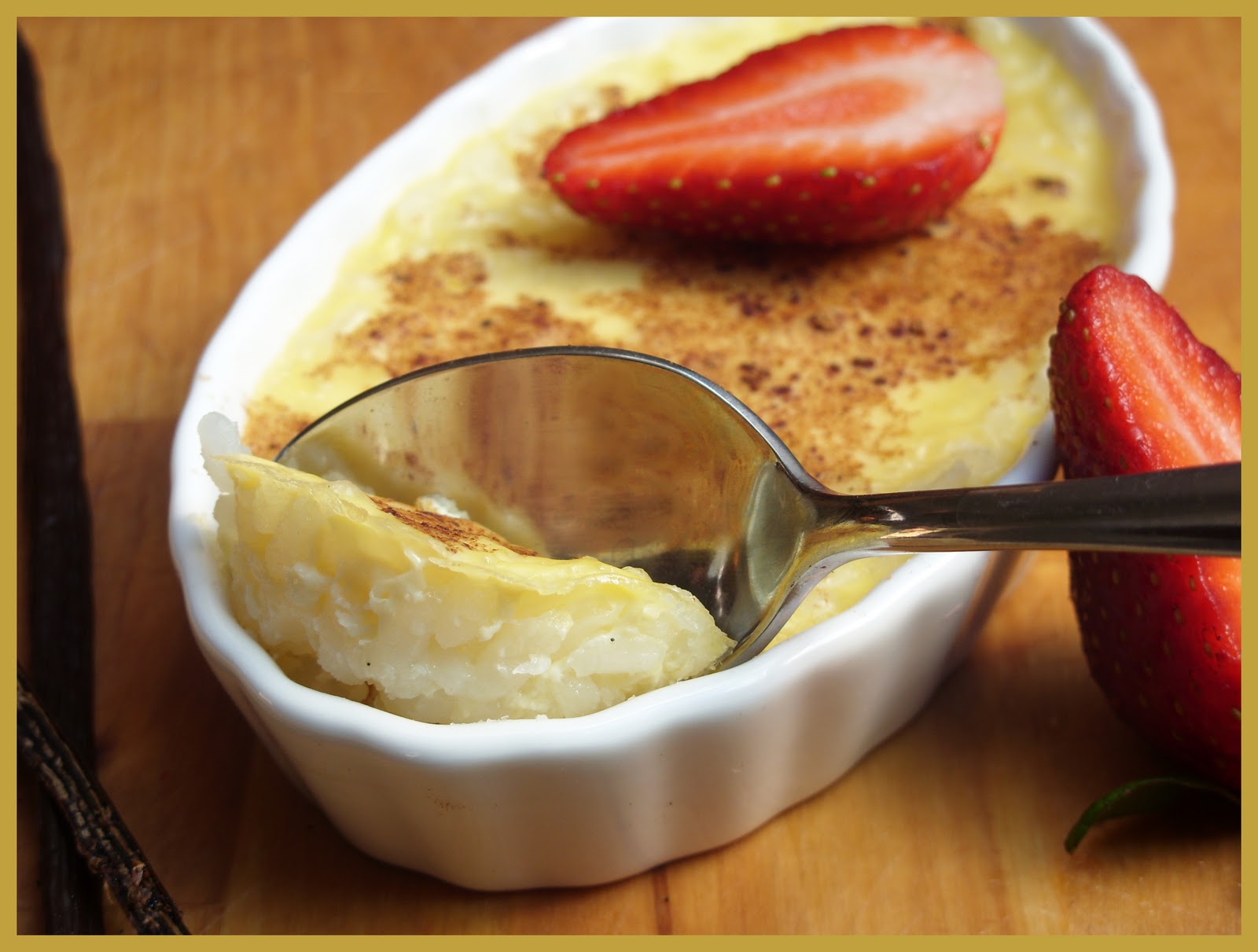 These Tastes of Mine Baked Rice Custard